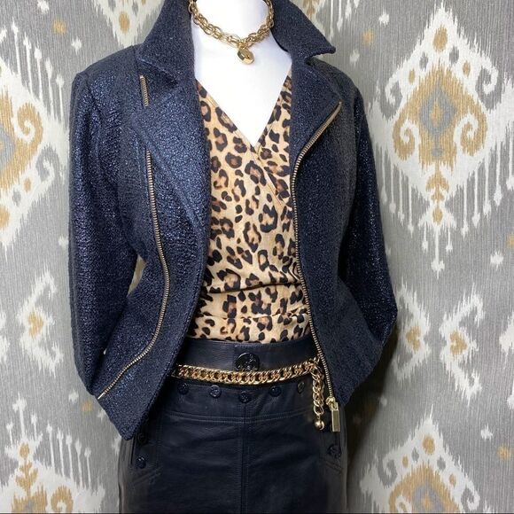 Ralph Lauren Black Lambskin Sailor Mini Skirt - Picture 5 of 16